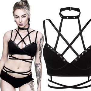 NWOT Killstar Metal Maiden Bra Bralette and Matching Panty Size XL
